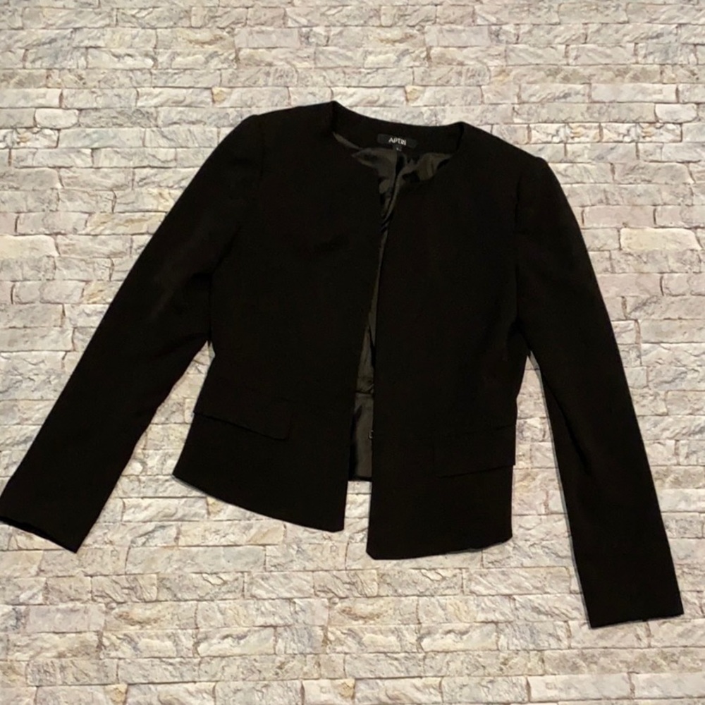Apt. 9 Black Peplum Blazer- Size 4